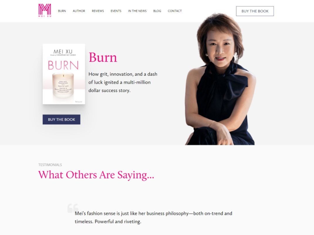 Mei Xu Website Project